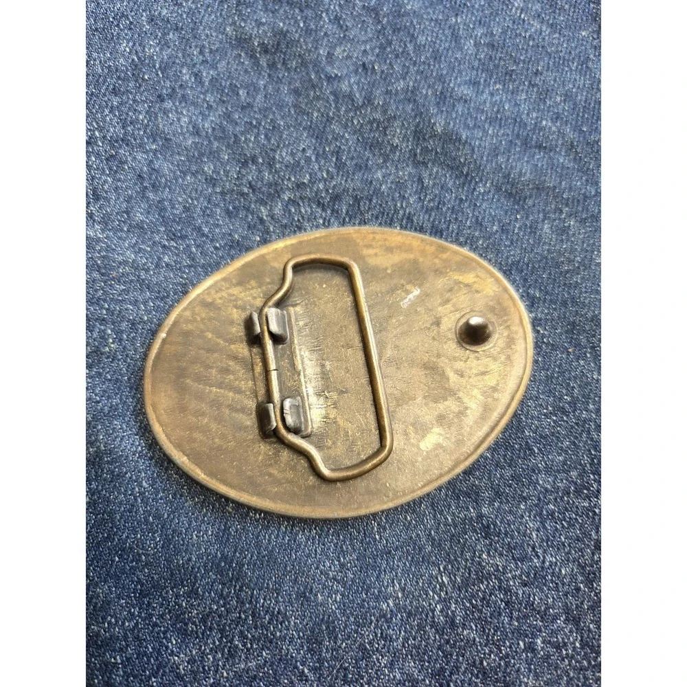 Vintage Frontier Hotel Las Vegas Casino Belt Buckle - Rare Patina